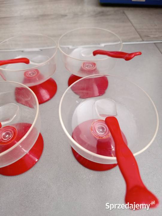 komplet miseczek do lodów deserów wielkopolskie Poznań sprzedam
