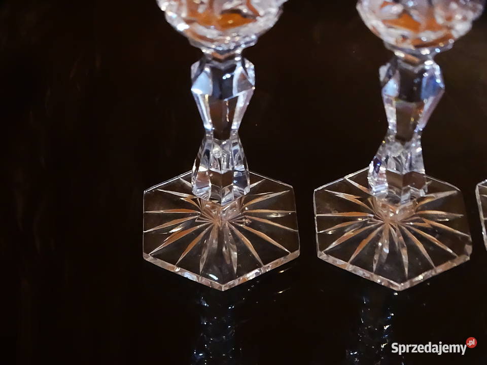 Kryształowe kieliszki do serwowania alkoholi Biłgoraj