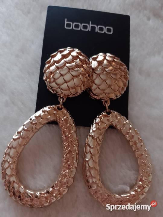 Długie Ekskluzywne Kolczyki wieczorowe z Londynu Kraków sprzedam