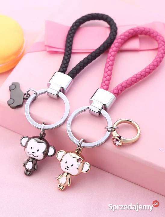 Skórzane breloki pary Małpki milesi Uniseks warmińsko-mazurskie