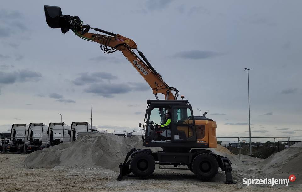 Koparka kołowa CASE WX155 SR Koparki opolskie Kluczbork