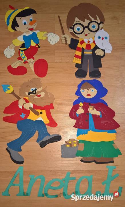 Dekoracje na Dzień postaci z bajek z brystolu