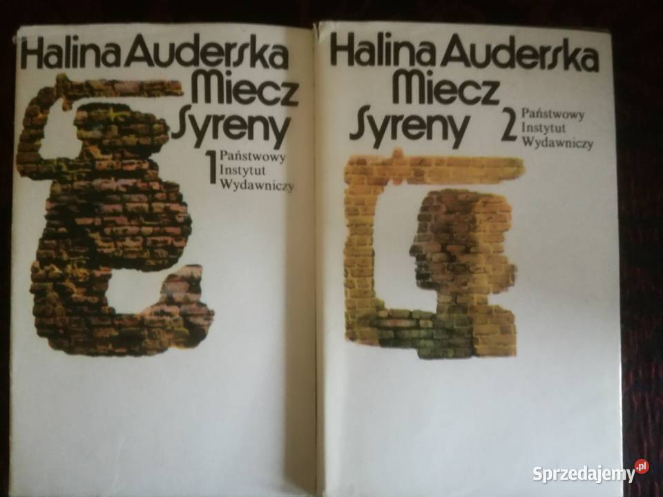 Halina Auderska Miecz Syreny tom I i II Proza i poezja Wrocław