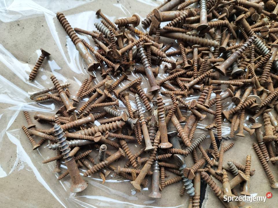 WKRĘTY DO DREWNA MEBLI STARE PRL Kamień-Kolonia