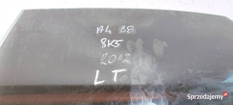 SZYBA BOCZNA DRZWI LEWY TYŁ AUDI A4 B8 8K5 2012 Przystajń