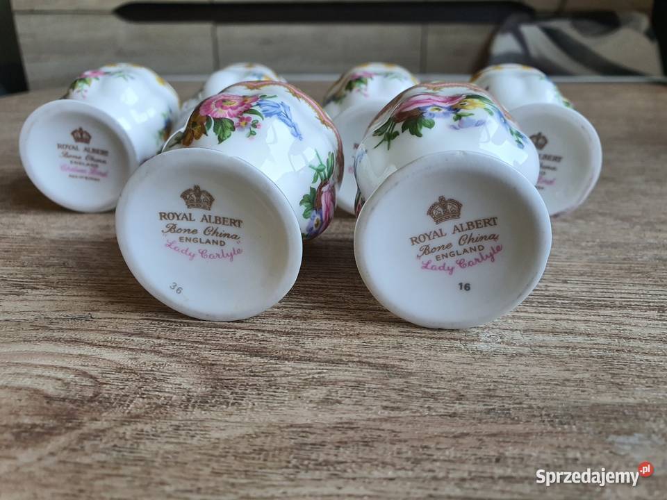 Royal Albert kieliszki do jajek Nowa Sól sprzedam