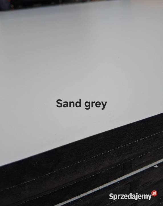 MDF laminat biały w masie czarny 16mm 2850 x Pozostałe Brzeźno