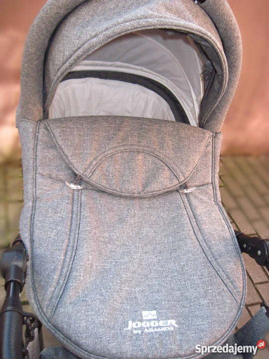 Wózek 3w1 Adamex Jogger szary Stan Łódź