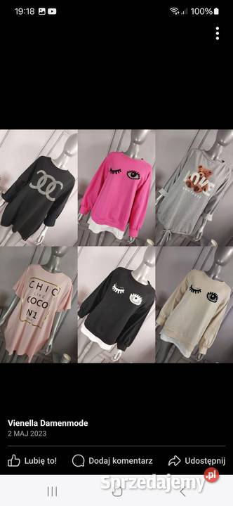 Odzież damska włoska nowa Lubsko sprzedam