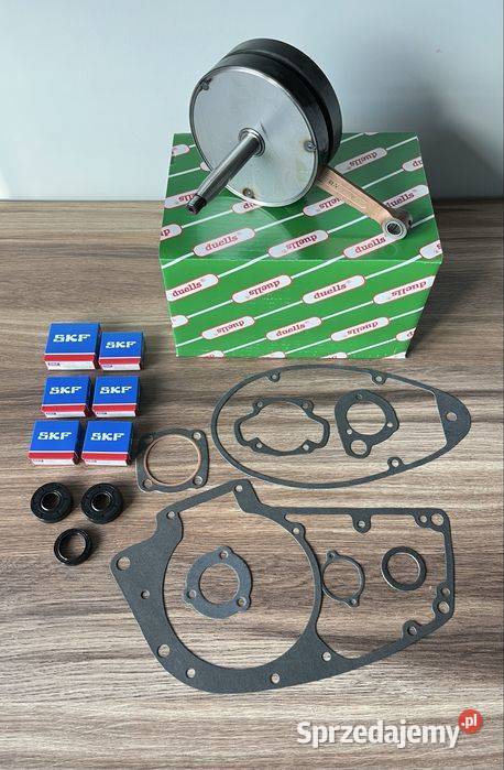 NOWY KOMPLETNY WAŁ KORBOWY DUELLS ŁOŻYSKA Bielsko-Biała