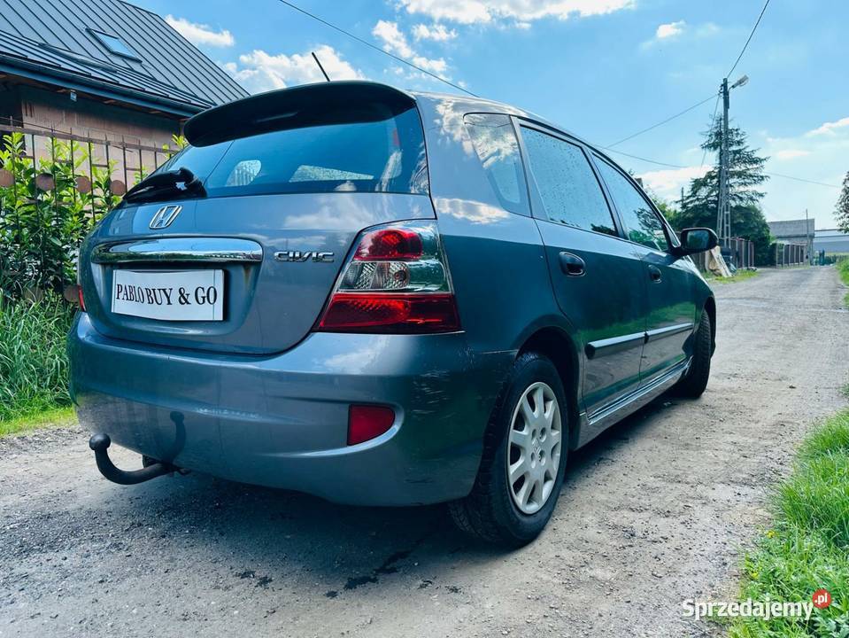 Civic VII 14 16v vtec 211 5d hak z DE Rej 1398cm3 Kraków sprzedam