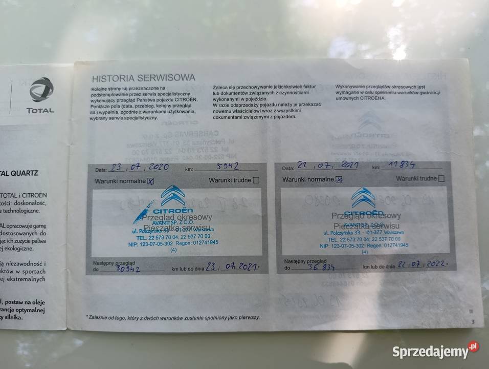 Citroen CElysee pierwszy właściciel Pruszków