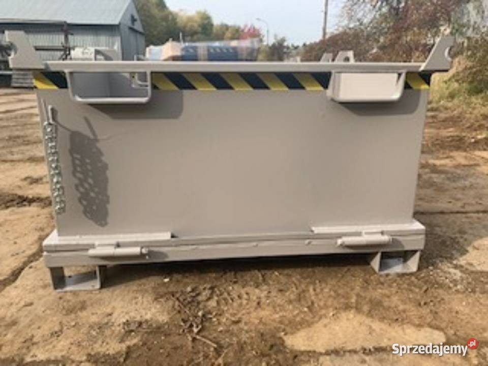 Kontener Z Otwieranym Dnem PMDB 750L Do Dźwigów Kielce sprzedam