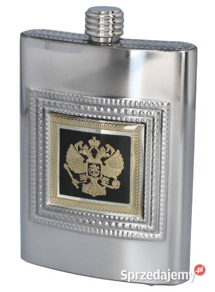 Srebrna Piersiówka Gentelo 8 OZ ze Stal