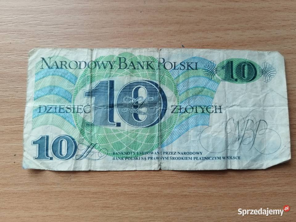 Banknot 10 1982 Seria B Józef Bem Jasło