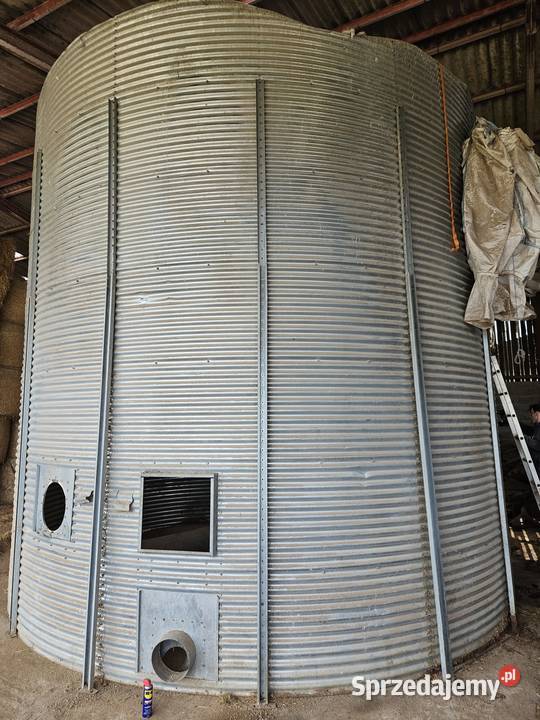 Silos zbożowy 150180 ton w Ocynku Gruba Blacha śląskie Turów