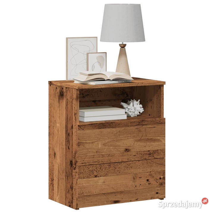 Szafka nocna stare drewno 50x32x60 materiał