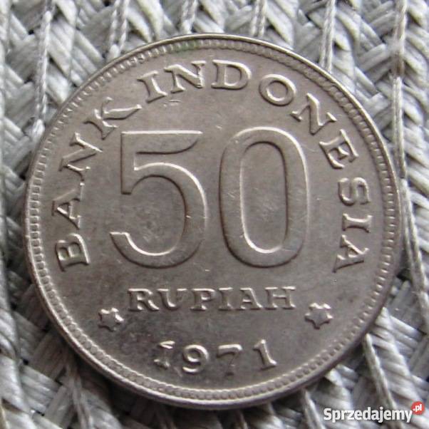 Indonezia 50 Rupi 1971r wielkopolskie Kalisz sprzedam