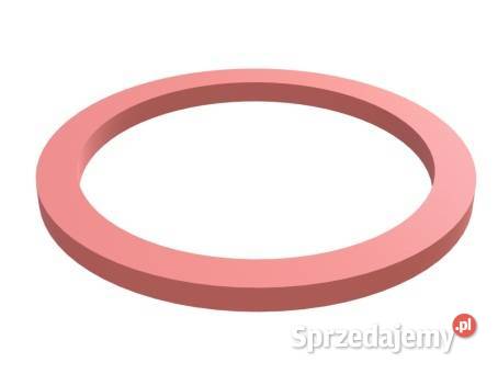 Czerwony pierścień uszczelniający do wiaderka ze