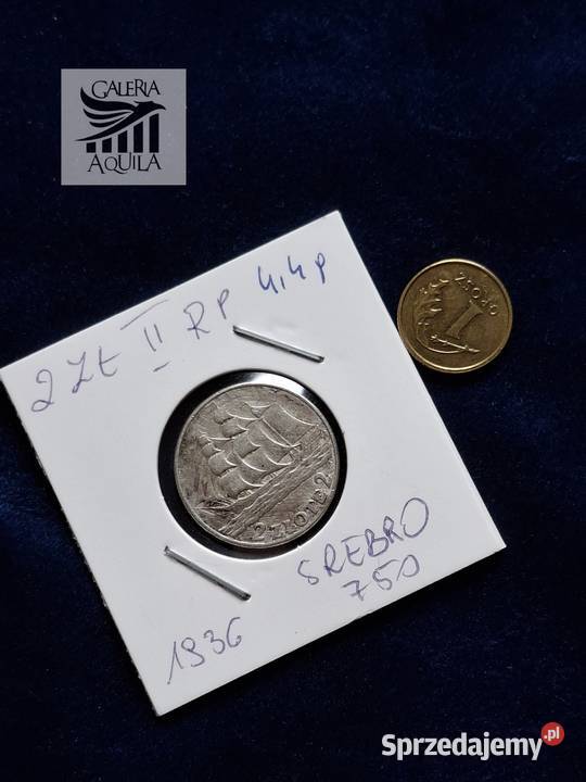 2 II RP 1936 Żaglowiec SREBRO Wejherowo