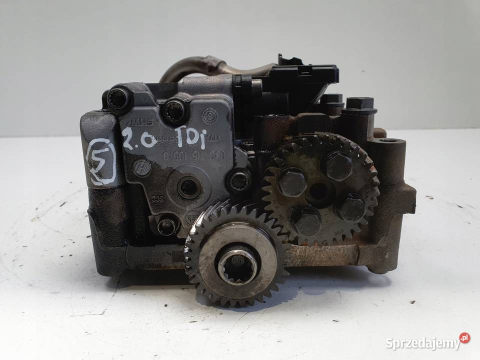 Audi A6 C6 20 TDI POMPA OLEJOWA oleju 03G115105G Blok silnika Chełm