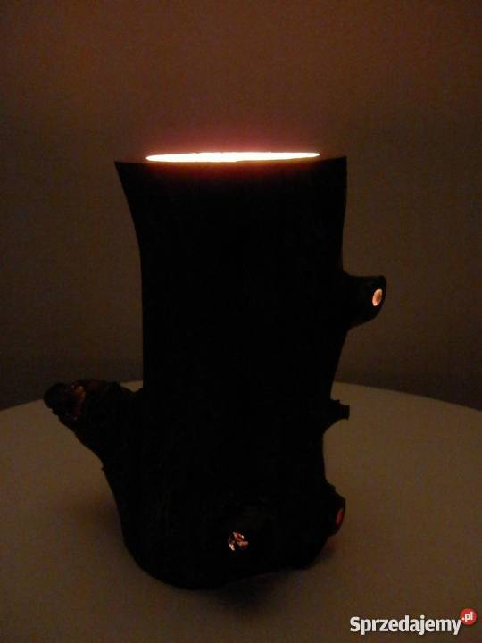 Lampa drewniana ręcznie wykonana6 pkt świetlnych sprzedam