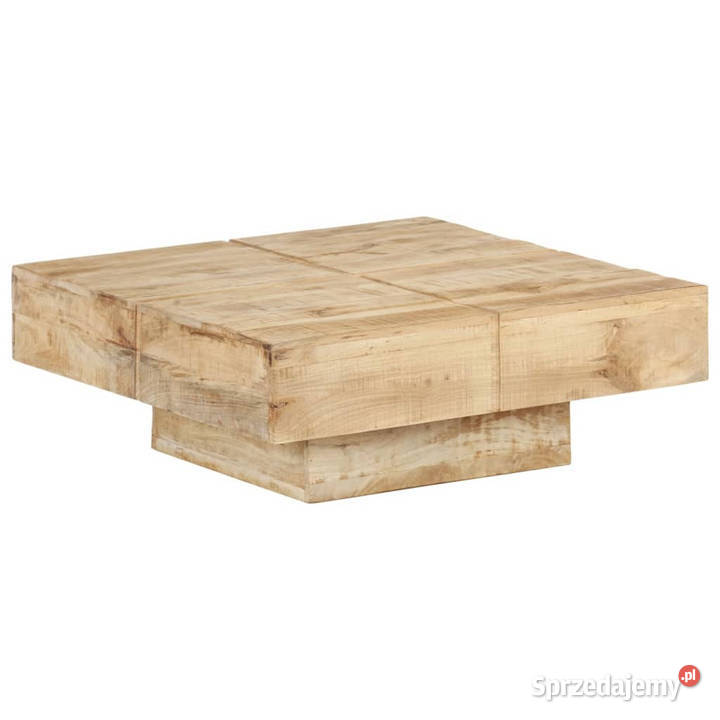 Stolik kawowy 80x80x28 lite drewno mango Warszawa