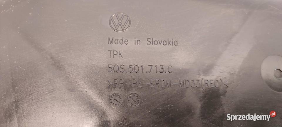 VW TAYRON OSŁONA PODOWZIA TYŁ 5QS501713C sprzedam