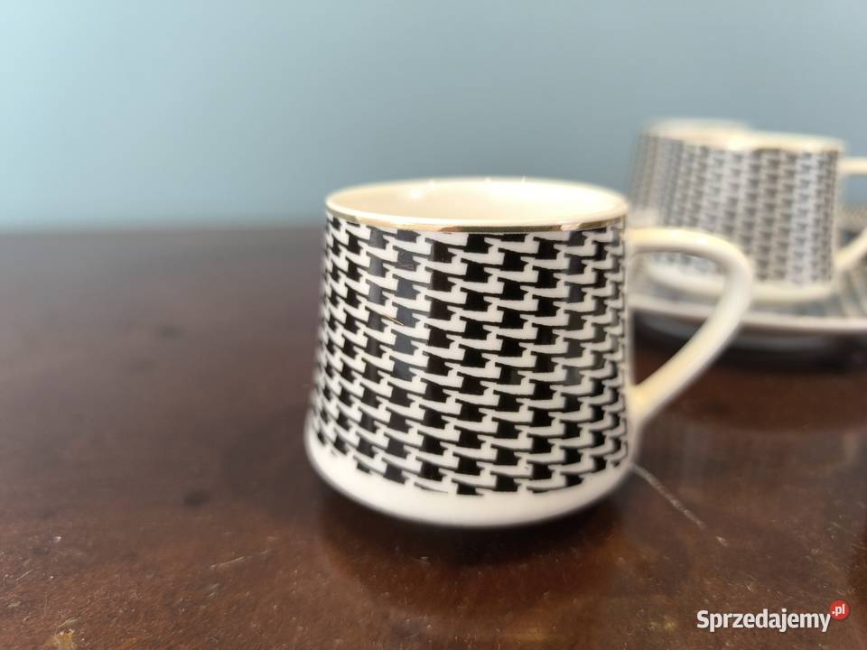 Piękny unikalny zestaw do kawy espresso 5 części Łódź