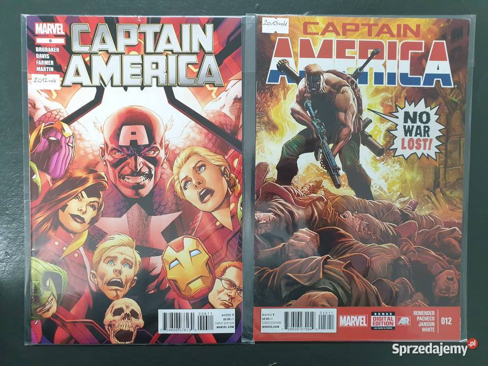 Captain America kolekcja 20 komiksów Marvel USA pomorskie Gdynia