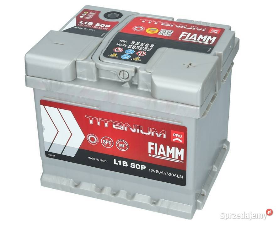 Akumulator Fiamm 12v 50Ah 520A akumulatory Bydgoszcz sprzedam