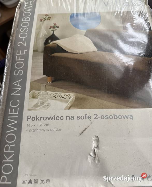 Pokrowiec na 2 osobową sofę i 2 pokrowce na Łódź
