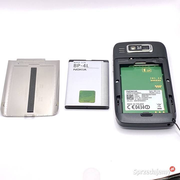 Smartfon Nokia E721 RM530 czarnosrebrny Telefony komórkowe Warszawa