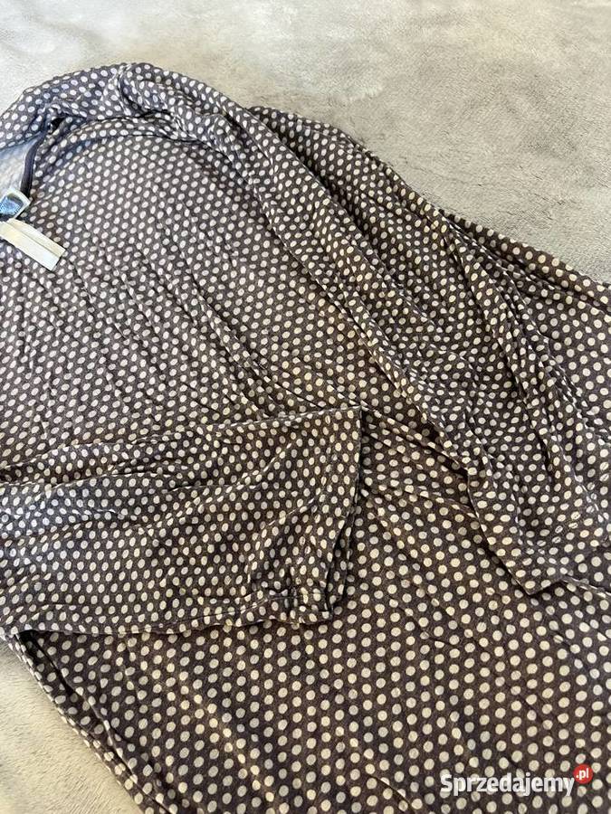 Sukienka piżama koszula nocna w kropki grochy Bluzki i koszule Jasło