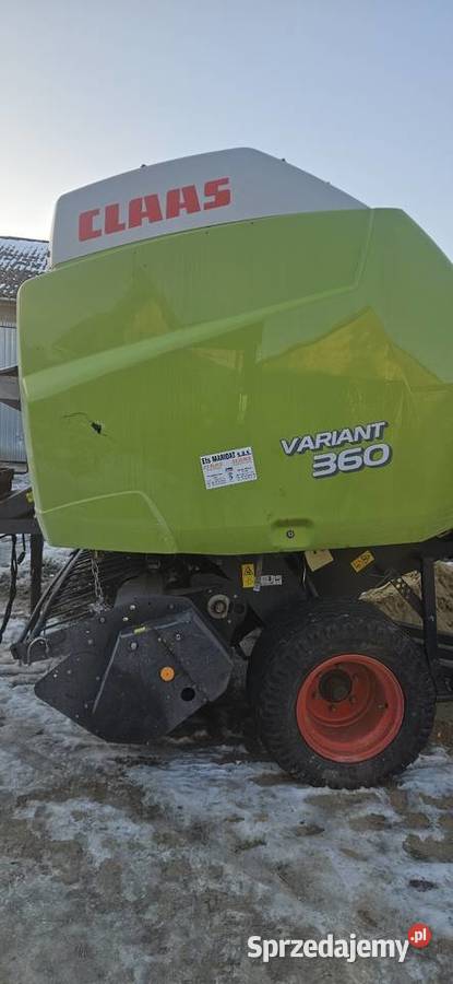 Claas Variant 360 Rolujące (belujące) łódzkie Bielawy sprzedam