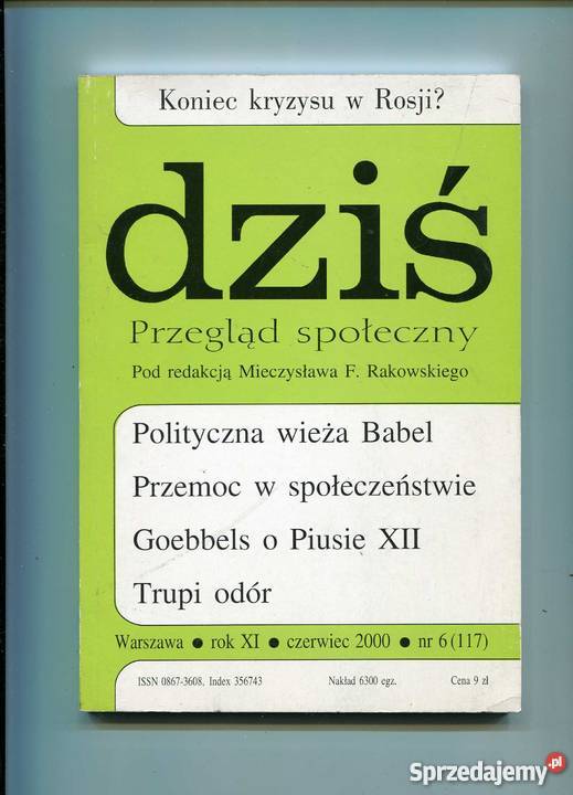 Dziś Przegląd społeczny XI 6117 Szczecin