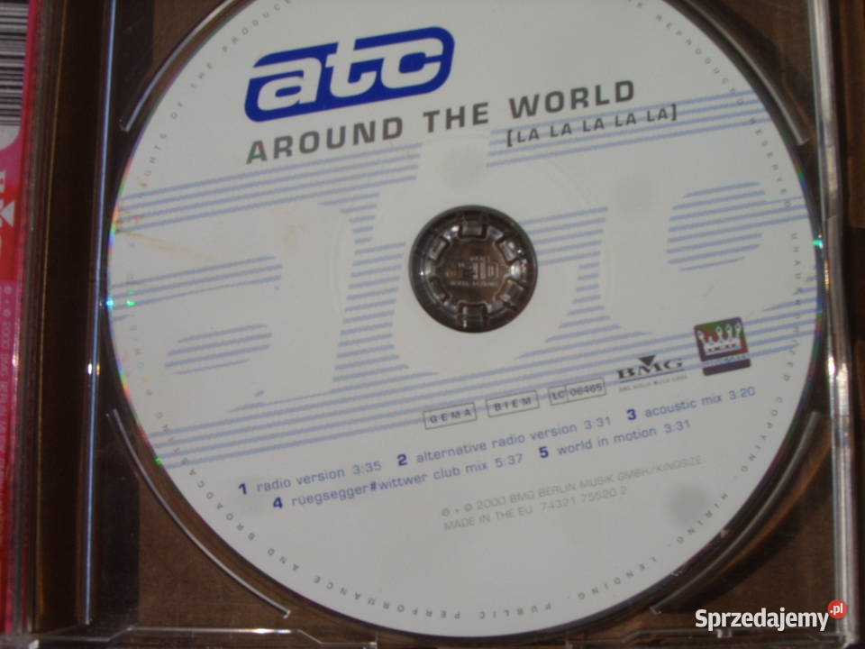 DANCE singiel CD ATCAROUND THE WORLD 2000 Wołów sprzedam