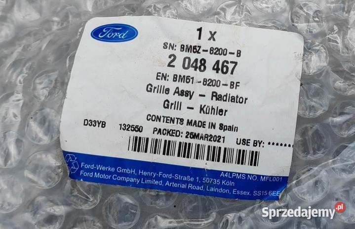 Ford Focus MK3 Grill atrapa krata zderzaka śląskie Jaworzno