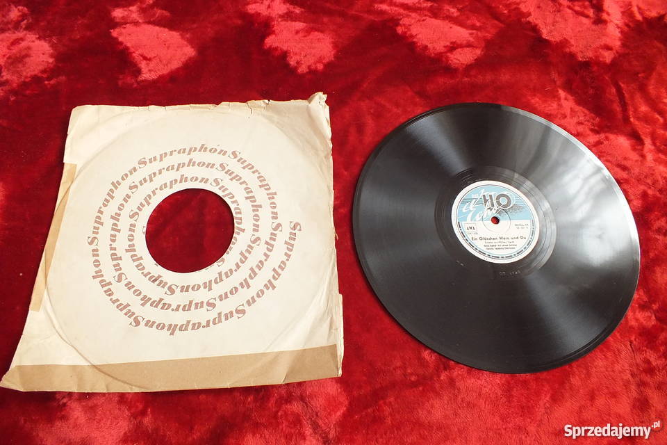 Płyta winylowa szelakowa niemiecka gruba i 1 płyta Żary