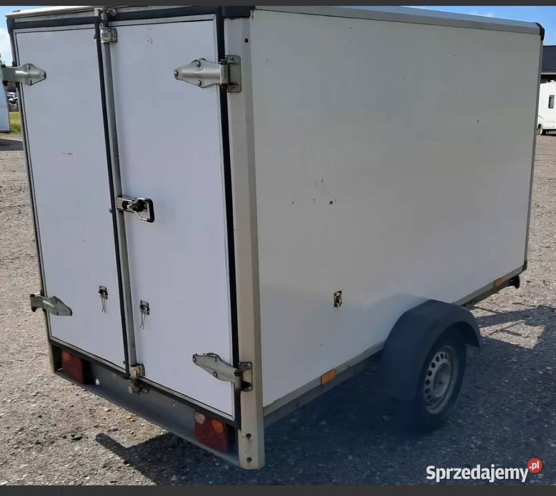Przyczepa kargo kontener cargo hamowana box Humbaur Kraków