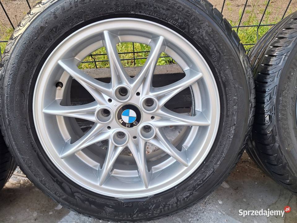 Felgi z oponami bmw 16 2255016 opony Stan sprzedam