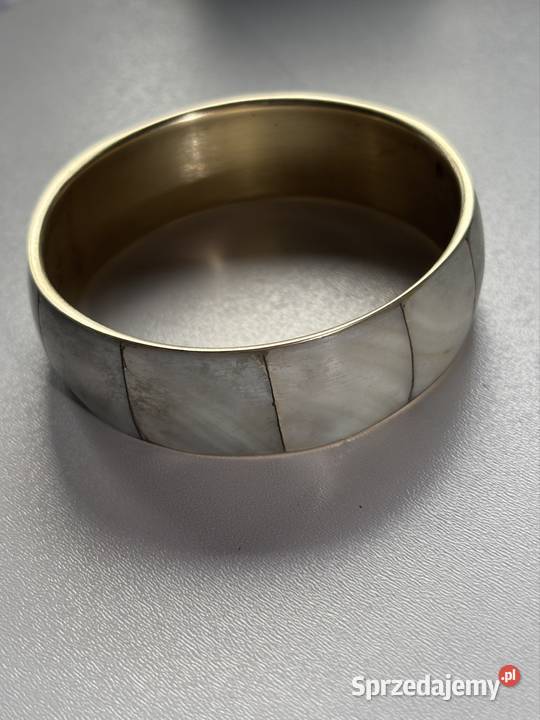 Bransoletka z mosiądzu i macicy perłowej Bydgoszcz