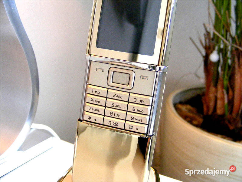 Telefon Nokia 8800 Sirocco Gold 18k ochrona Zgierz sprzedam