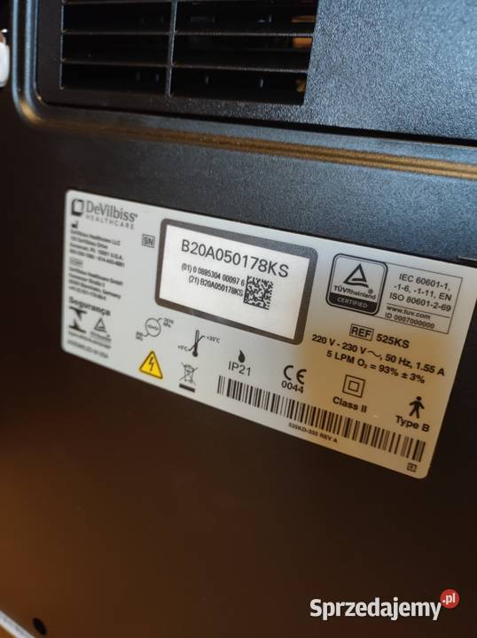 Koncentrator tlenu DeVilbiss 525KS Pruszków