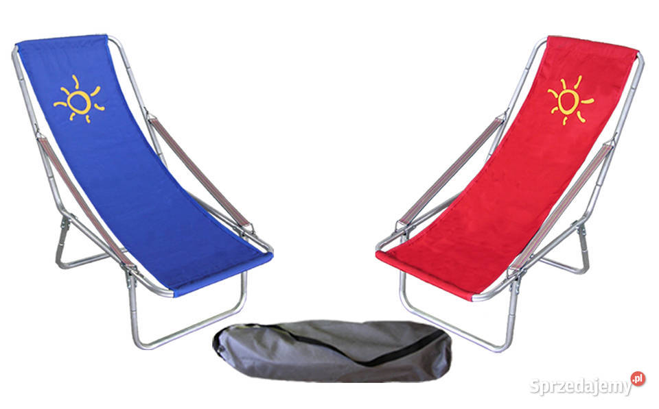 Leżak aluminiowy z podłokietnikiem paskowym Warszawa