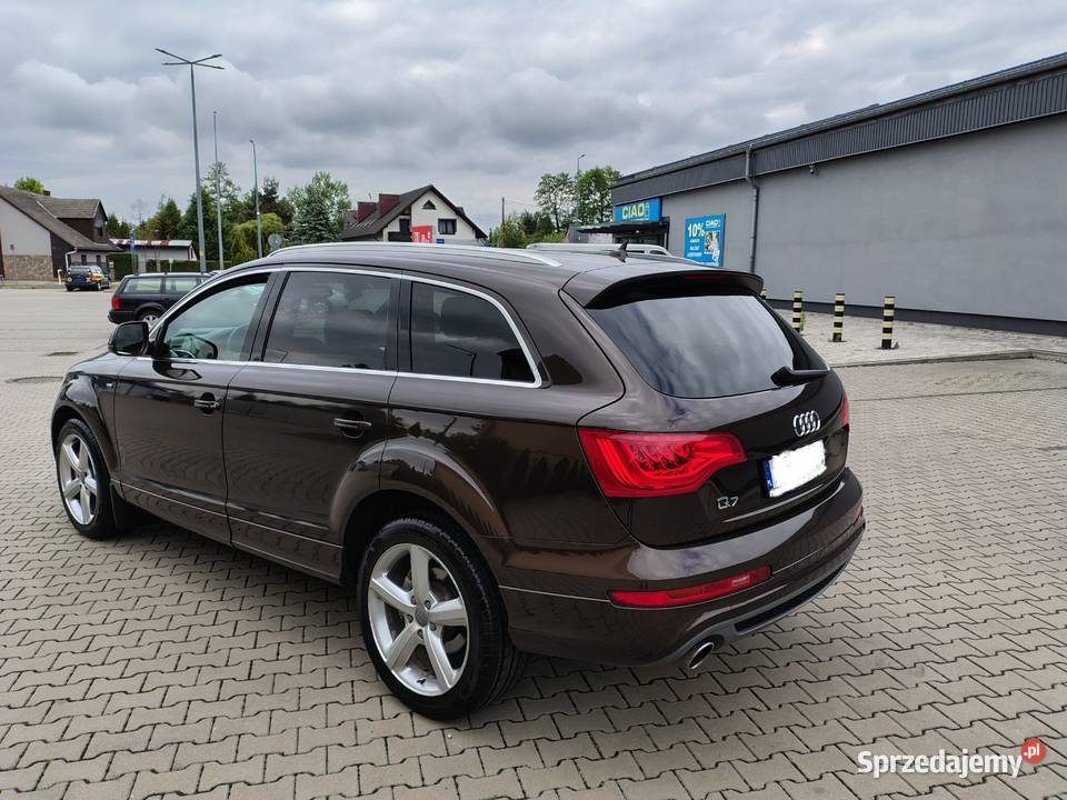 Audi Q7 30 Diesel 2010r LIFT SLinne MOKKA Alu 20 Rok produkcji 2010 Wilamowice