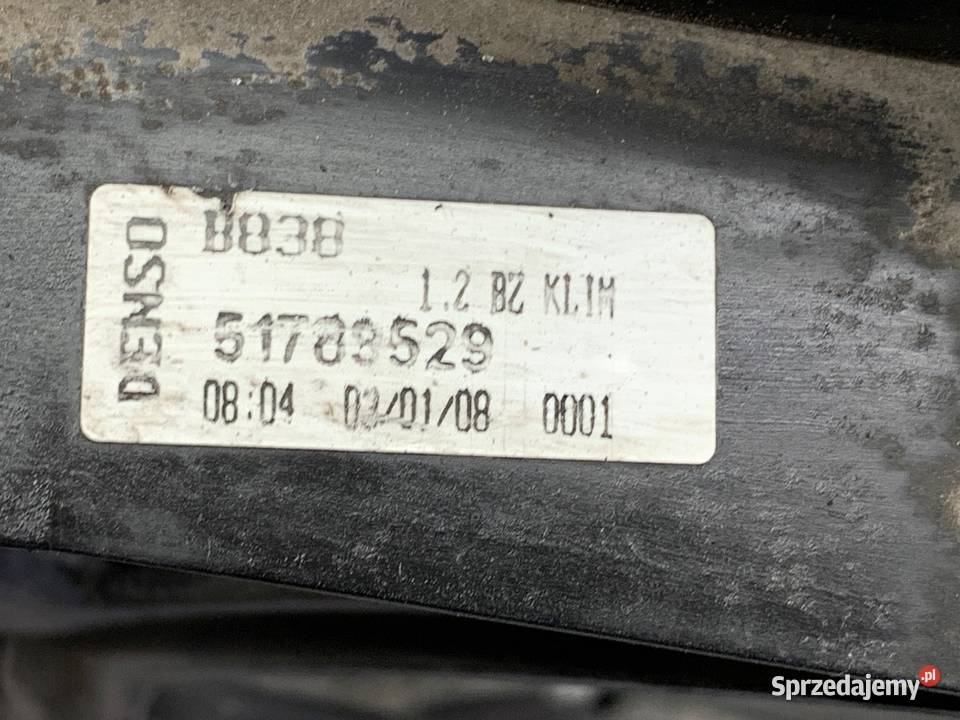 WENTYLATOR CHŁODNICY FIAT 500 12 69 51783529