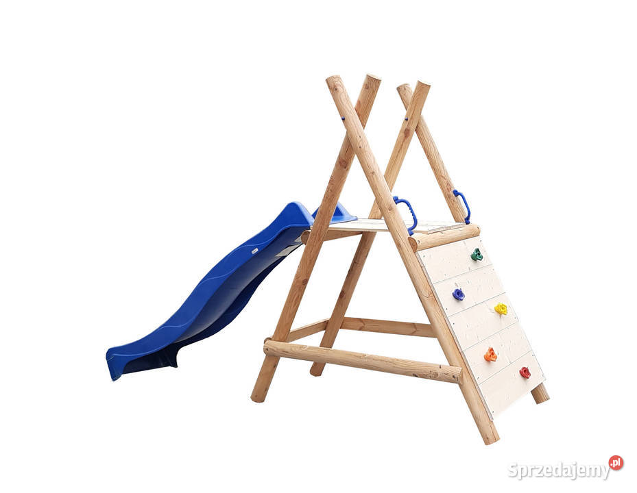 MAŁY Plac zabaw do Ogrodu Ścianka ze ślizgiem Warszawa