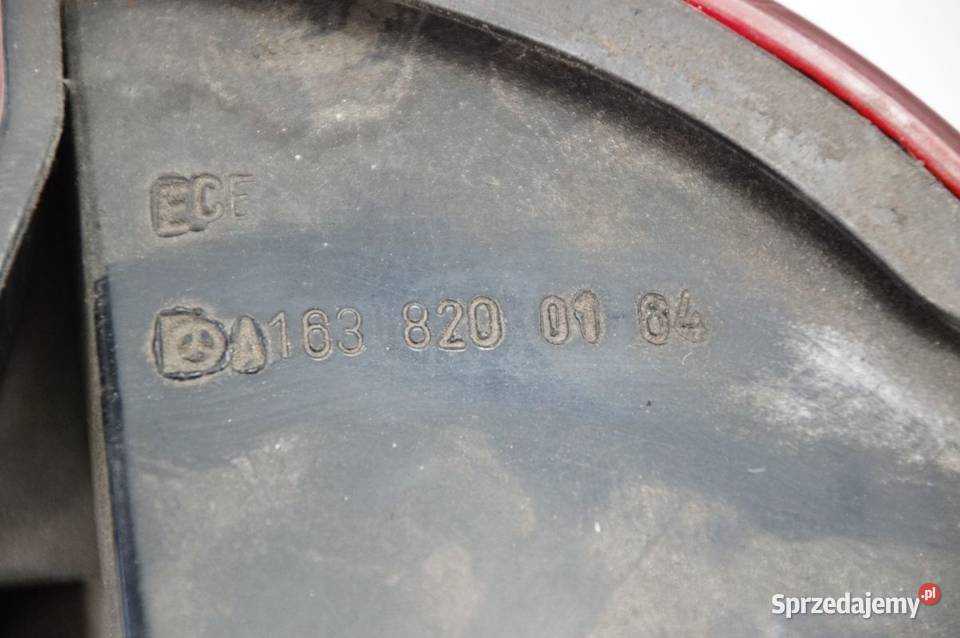 LAMPA LEWA TYŁ MERCEDES ML W163 A1638200164 Pozostałe Lipno sprzedam
