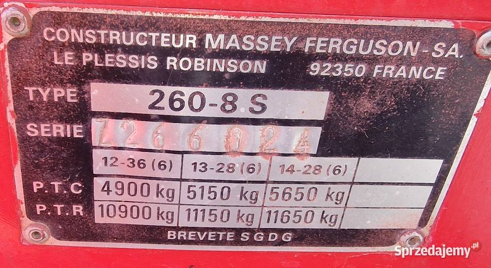 Sprzedam ciągnik Ferguson 2608S Ryki